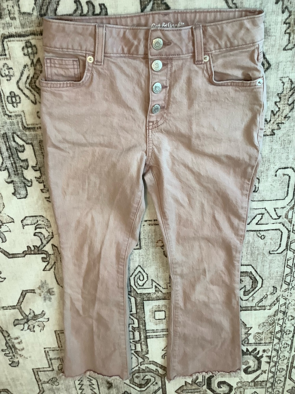 Girls Cat & Jack Dusty Rose Flare Jeans